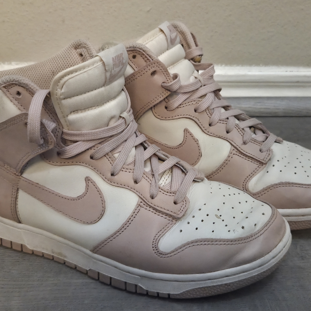 Nike Women's Dunk High Pink Oxford Shoes